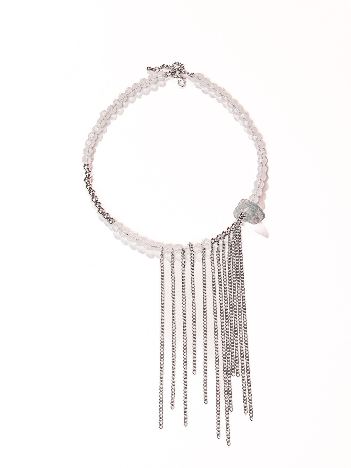 Aquamarine Cascade Necklace