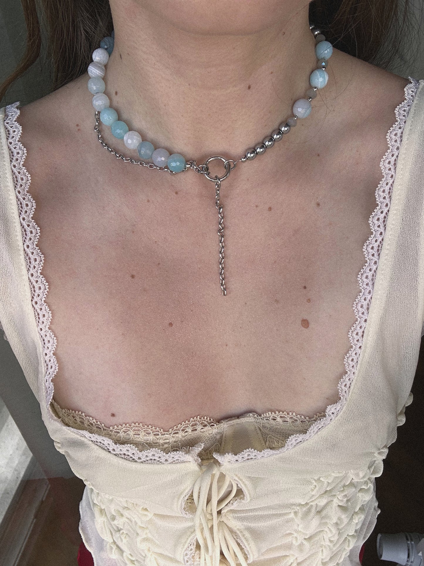 “Frozen Sky” necklace