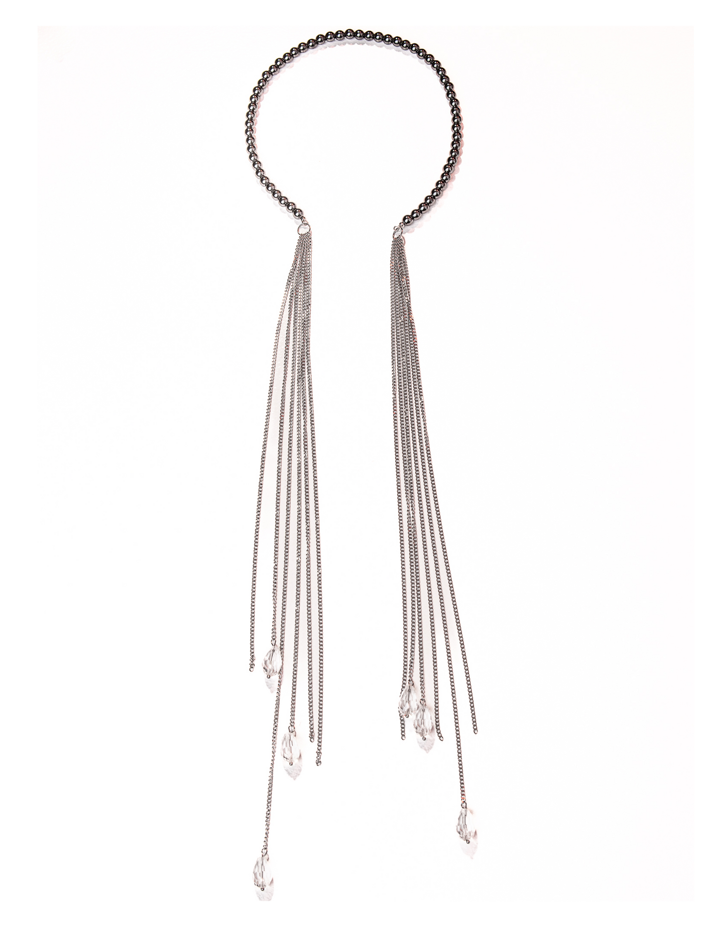 Crystal Veil Necklace & Headpiece