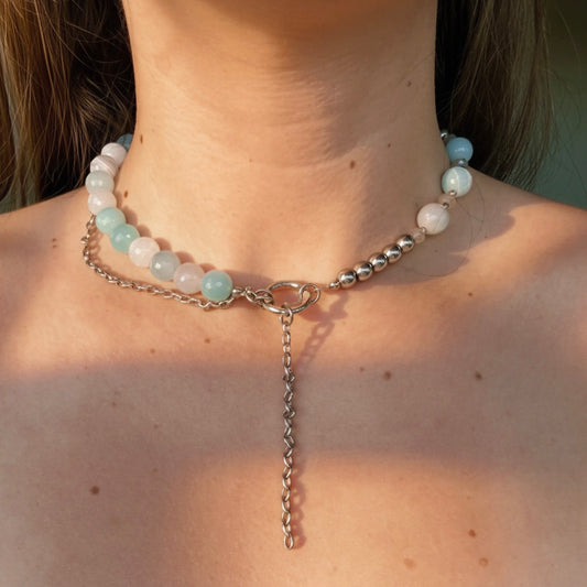 “Frozen Sky” necklace