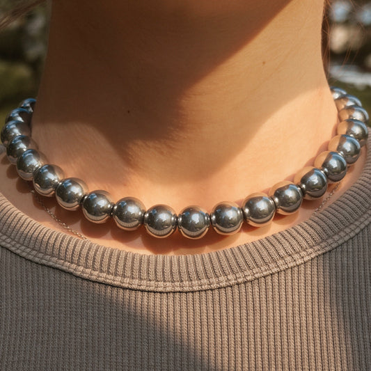 “Iron Moon” Natural Hematite choker